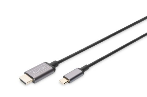 DIGITUS DA-70821 1.8m /s1x USB Typu C 1x HDMI DIGITUS DA-70821 1.8m /s1x USB Typu C 1x HDMI