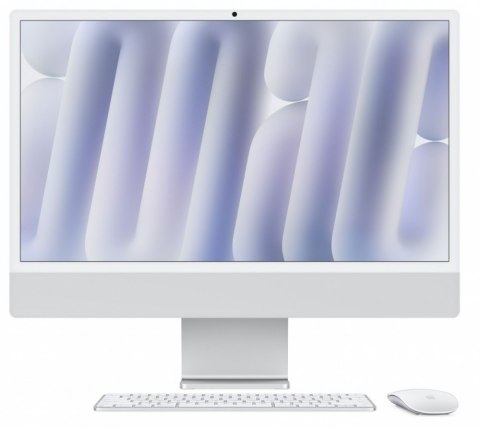 Komputer All-in-One APPLE iMac 24 (24"/M4/16GB/SSD512GB/Srebrny) Komputer All-in-One APPLE iMac 24 (24"/M4/16GB/SSD512GB/Srebrny)