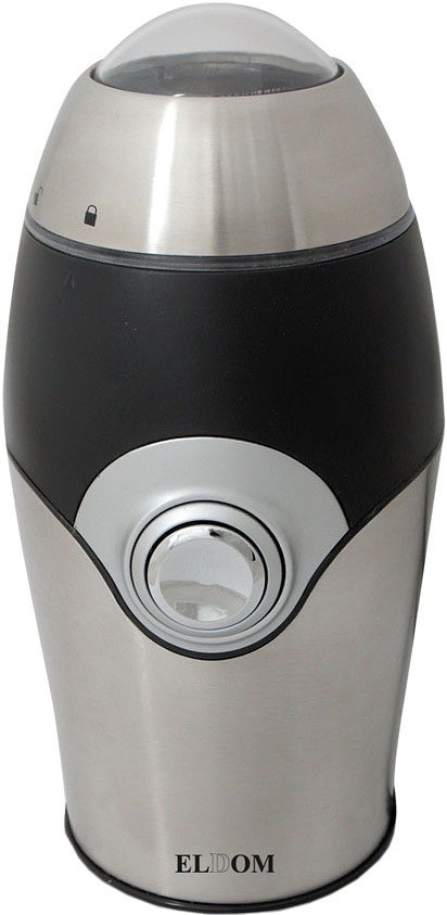 Młynek do kawy ELDOM 150W Czarno-srebrny Młynek do kawy ELDOM 150W Czarno-srebrny