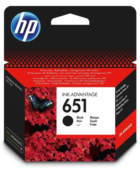 Tusz HP 651 czarny (C2P10AE) Tusz HP 651 czarny (C2P10AE)