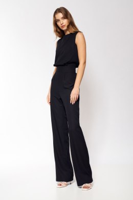 Elegancki czarny kombinezon KM26 Black - Nife - 36