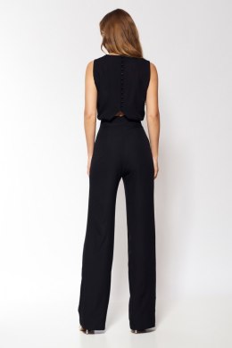 Elegancki czarny kombinezon KM26 Black - Nife - 38