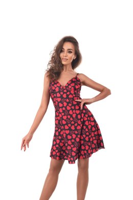 Koszulka Model Morgan chemise Black/Red - Anais - 2XL/3XL