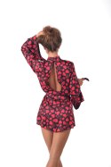Szlafrok Model Morgan short Black/Red - Anais - L/XL Szlafrok Model Morgan short Black/Red - Anais - L/XL