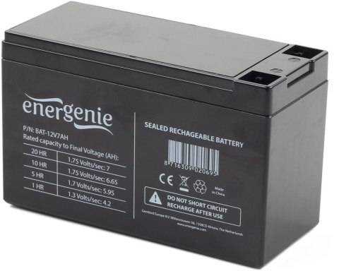 Bateria do zasilacza awaryjnego GEMBIRD BAT-12V7AH Bateria do zasilacza awaryjnego GEMBIRD BAT-12V7AH