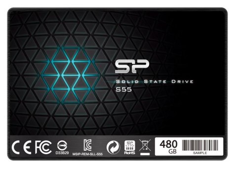 Dysk SSD SILICON POWER Slim S55 480 GB (2.5″ /480 GB ) Dysk SSD SILICON POWER Slim S55 480 GB (2.5″ /480 GB )