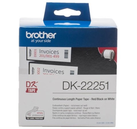 Taśma BROTHER Czarny DK22251 Taśma BROTHER Czarny DK22251