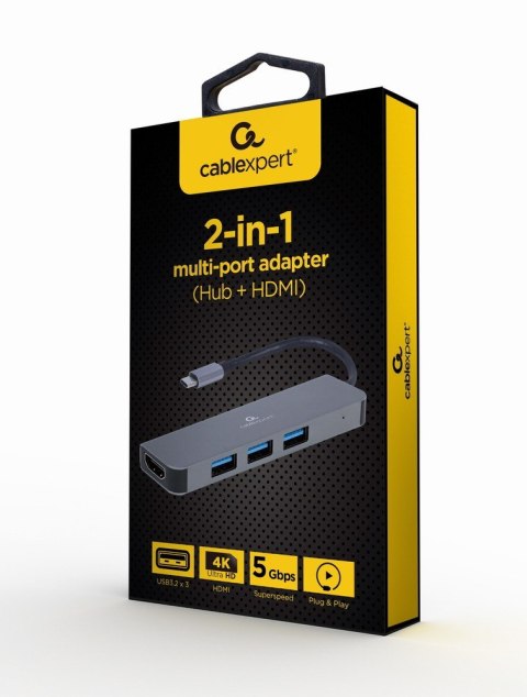 Hub USB GEMBIRD A-CM-COMBO2-01 Hub USB GEMBIRD A-CM-COMBO2-01