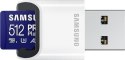Karta pamięci SAMSUNG 512 GB Czytnik kart Karta pamięci SAMSUNG 512 GB Czytnik kart