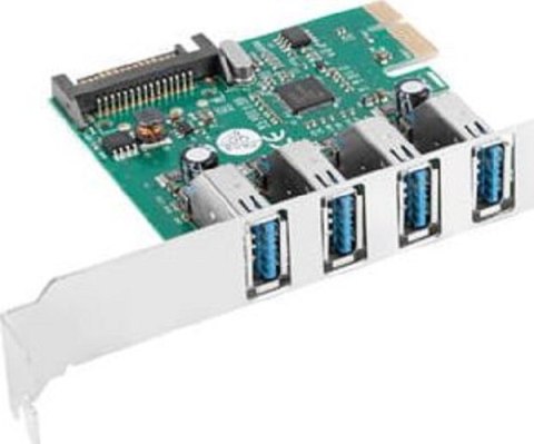LANBERG PCE-US3-004 4x USB 3.2 Gen 1 LANBERG PCE-US3-004 4x USB 3.2 Gen 1