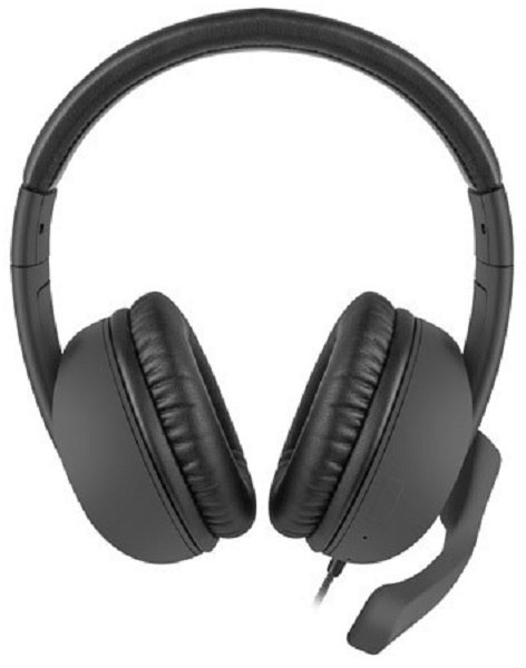 Słuchawki z mikrofonem Na głowę NATEC NSL-1452 (2.2m /2x 3.5 mm wtyk/Czarny) Słuchawki z mikrofonem Na głowę NATEC NSL-1452 (2.2m /2x 3.5 mm wtyk/Czarny)