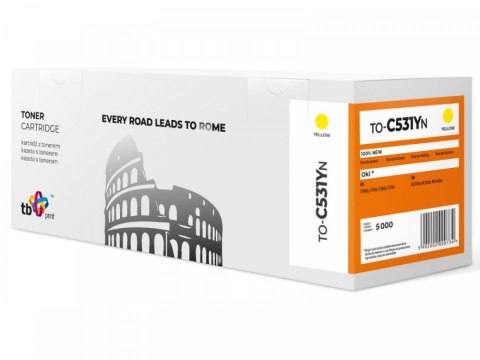 Toner TB PRINT TO-C531YN 44469722 Toner TB PRINT TO-C531YN 44469722