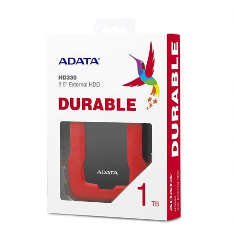 Dysk zewnętrzny HDD A-DATA HD330 (1TB /Czerwony ) Dysk zewnętrzny HDD A-DATA HD330 (1TB /Czerwony )