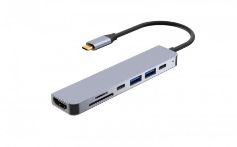 IBOX IUH3SL4K (Szary /USB Typ C ) IBOX IUH3SL4K (Szary /USB Typ C )