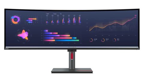 Monitor LENOVO 63DBRAT1EU (49" /IPS /60Hz /5120 x 1440 /Czarny) Monitor LENOVO 63DBRAT1EU (49" /IPS /60Hz /5120 x 1440 /Czarny)