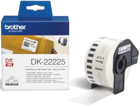 Taśma BROTHER Czarny DK-22225 Taśma BROTHER Czarny DK-22225