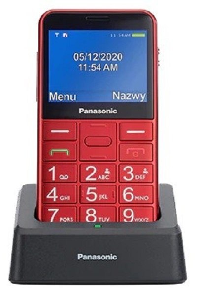 Telefon PANASONIC KX-TU155 Czerwony Telefon PANASONIC KX-TU155 Czerwony