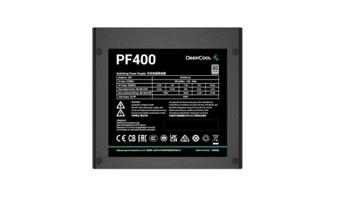 Zasilacz PC DEEPCOOL 400W R-PF400D-HA0B-EU Zasilacz PC DEEPCOOL 400W R-PF400D-HA0B-EU