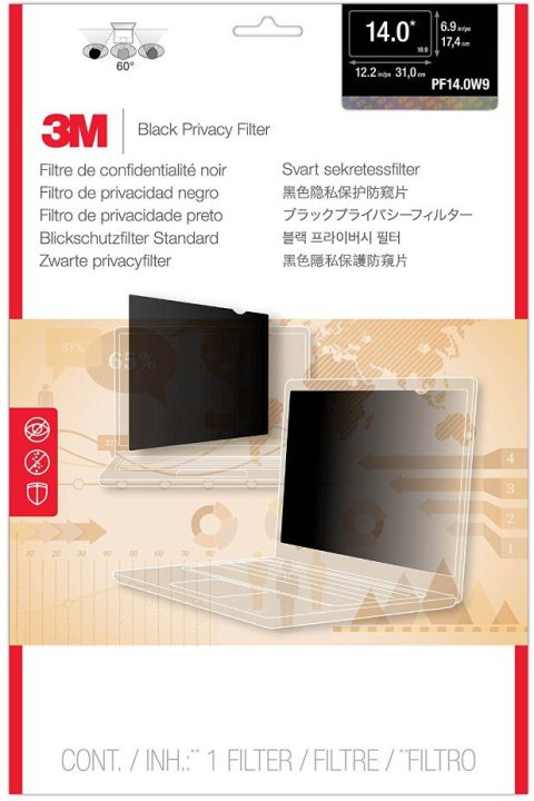 Filtr do monitora 3M PF14.0W9 98044054256 Filtr do monitora 3M PF14.0W9 98044054256