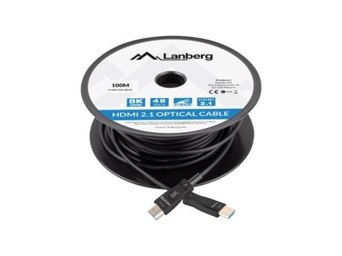 LANBERG CA-HDMI-30FB-1000-BK 100m /sHDMI typ A HDMI typ A LANBERG CA-HDMI-30FB-1000-BK 100m /sHDMI typ A HDMI typ A
