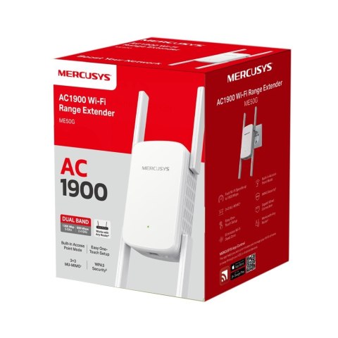 Mercusys ME50G Repeater WiFi AC1900 Mercusys ME50G Repeater WiFi AC1900