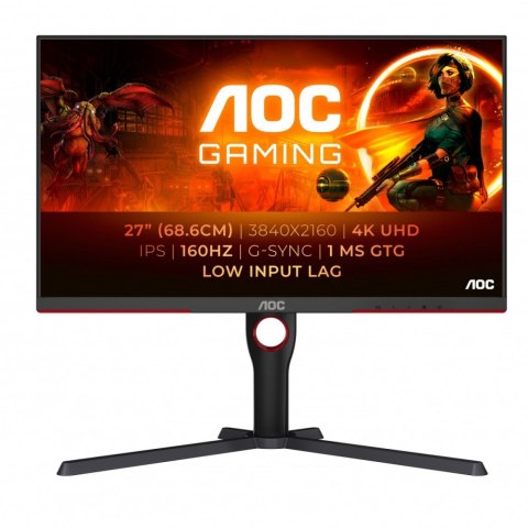 Monitor AOC U27G3X/BK (27" /IPS /160Hz /3840 x 2160 /Czarny) Monitor AOC U27G3X/BK (27" /IPS /160Hz /3840 x 2160 /Czarny)