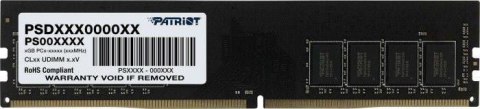Pamięć PATRIOT (UDIMM/DDR4/16 GB/3200MHz/1.2V/22 CLCL/SINGLE) Pamięć PATRIOT (UDIMM/DDR4/16 GB/3200MHz/1.2V/22 CLCL/SINGLE)