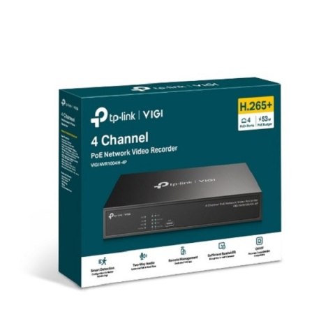 Rejestrator VIGI NVR1004H-4P 4 kanały Rejestrator VIGI NVR1004H-4P 4 kanały