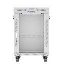 SZAFA INSTALACYJNA RACK STOJĄCA 19" 15U 600X800 SZARA DRZWI SZKLANE LCD LANBERG (FLAT PACK) V2 SZAFA INSTALACYJNA RACK STOJĄCA 19" 15U 600X800 SZARA DRZWI SZKLANE LCD LANBERG (FLAT PACK) V2