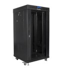 SZAFA INSTALACYJNA RACK STOJĄCA 19" 22U 600X600 CZARNA DRZWI SZKLANE LCD LANBERG (FLAT PACK) V2 SZAFA INSTALACYJNA RACK STOJĄCA 19" 22U 600X600 CZARNA DRZWI SZKLANE LCD LANBERG (FLAT PACK) V2