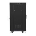 SZAFA INSTALACYJNA RACK STOJĄCA 19" 22U 600X600 CZARNA DRZWI SZKLANE LCD LANBERG (FLAT PACK) V2 SZAFA INSTALACYJNA RACK STOJĄCA 19" 22U 600X600 CZARNA DRZWI SZKLANE LCD LANBERG (FLAT PACK) V2
