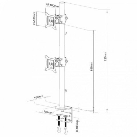 Uchwyt 020690 (13 - 27") Uchwyt 020690 (13 - 27")