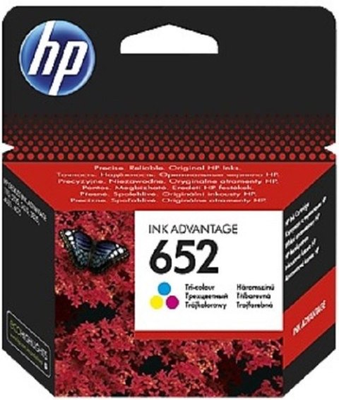 Wkład HP HP 652 Tricolor F6V24AE Wkład HP HP 652 Tricolor F6V24AE