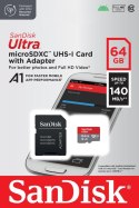 Karta pamięci SANDISK 64 GB Adapter SD Karta pamięci SANDISK 64 GB Adapter SD