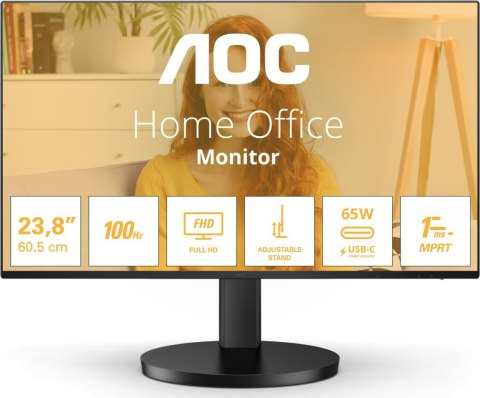 Monitor AOC 24B3CF2 (23.8" /IPS /100Hz /1920 x 1080 /Czarny) Monitor AOC 24B3CF2 (23.8" /IPS /100Hz /1920 x 1080 /Czarny)