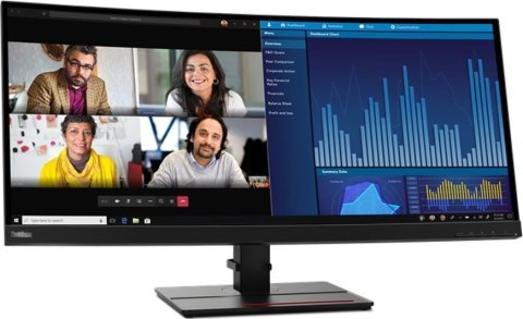 Monitor LENOVO 63F2RAT3EU (34.14" /IPS /60Hz /3440 x 1440 /Czarny) Monitor LENOVO 63F2RAT3EU (34.14" /IPS /60Hz /3440 x 1440 /Czarny)