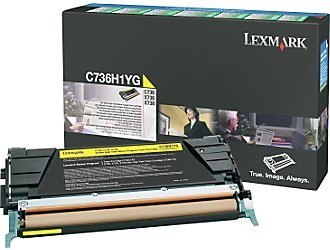 Kaseta z tonerem LEXMARK C736H1YG Yellow Kaseta z tonerem LEXMARK C736H1YG Yellow