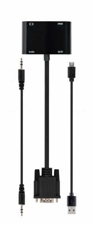 Konwerter GEMBIRD A-VGA-HDMI-02 VGA-HDMI Konwerter GEMBIRD A-VGA-HDMI-02 VGA-HDMI