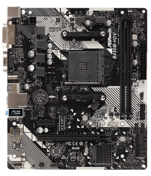 Płyta główna ASROCK B450M-HDV R4.0 (Socket AM4 /micro ATX) Płyta główna ASROCK B450M-HDV R4.0 (Socket AM4 /micro ATX)