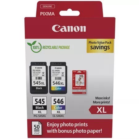 Zestaw tuszy CANON Zestaw tuszy CANON PG-545XL/CL-546XL (8286B011) 8286B011 Zestaw tuszy CANON Zestaw tuszy CANON PG-545XL/CL-546XL (8286B011) 8286B011