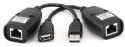 Adapter GEMBIRD UAE-30M USB AM - USB AF - 2 x RJ45 Adapter GEMBIRD UAE-30M USB AM - USB AF - 2 x RJ45