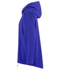 Cienka bluza damska jednokolorowy basic z kapturem ZEFIRA (Niebieski) Cienka bluza damska jednokolorowy basic z kapturem ZEFIRA (Niebieski)