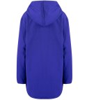 Cienka bluza damska jednokolorowy basic z kapturem ZEFIRA (Niebieski) Cienka bluza damska jednokolorowy basic z kapturem ZEFIRA (Niebieski)