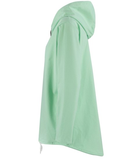 Cienka bluza damska jednokolorowy basic z kapturem ZEFIRA (Zielony) Cienka bluza damska jednokolorowy basic z kapturem ZEFIRA (Zielony)