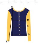 Cienka krótka bluza damska jednokolorowy basic z kapturem JULIA (Niebieski) Cienka krótka bluza damska jednokolorowy basic z kapturem JULIA (Niebieski)