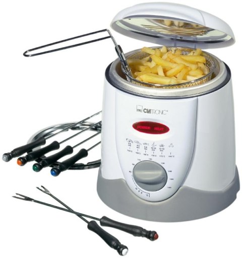 Frytkownica CLATRONIC FFR 2916 (1l /840W /Biało-szary ) Frytkownica CLATRONIC FFR 2916 (1l /840W /Biało-szary )