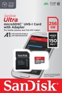 Karta pamięci SANDISK 256 GB Adapter SD Karta pamięci SANDISK 256 GB Adapter SD