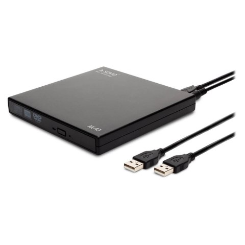 Napęd optyczny DVD Zewnętrzny USB 2.0 Czarny Napęd optyczny DVD Zewnętrzny USB 2.0 Czarny