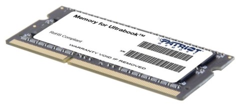 Pamięć PATRIOT (SODIMM/DDR3/8 GB/1600MHz/1.35V/11 CLCL/SINGLE) Pamięć PATRIOT (SODIMM/DDR3/8 GB/1600MHz/1.35V/11 CLCL/SINGLE)