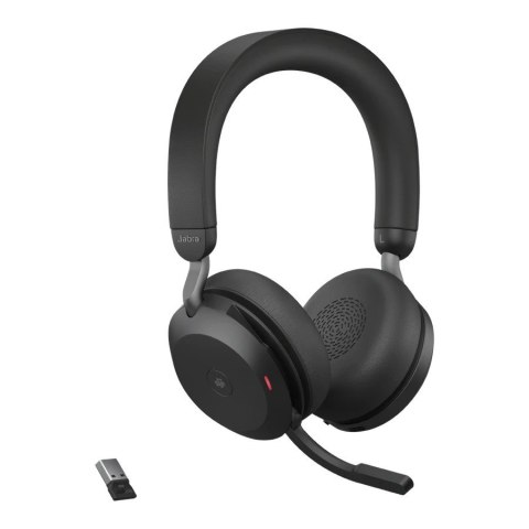 Słuchawki bezprzewodowe JABRA Evolve2 75 Link380a MS Stereo (Czarny) Słuchawki bezprzewodowe JABRA Evolve2 75 Link380a MS Stereo (Czarny)